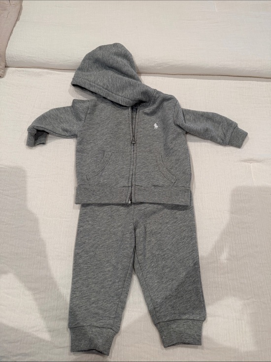 Polo Ralph Lauren Other - Polo by Ralph Lauren Gray Hoodie and Joggers Set